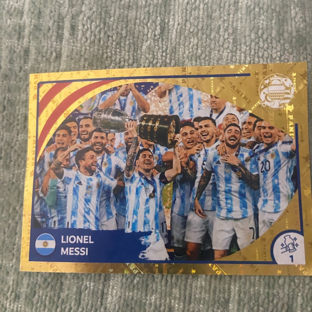 messi argentina 2024 copa america card